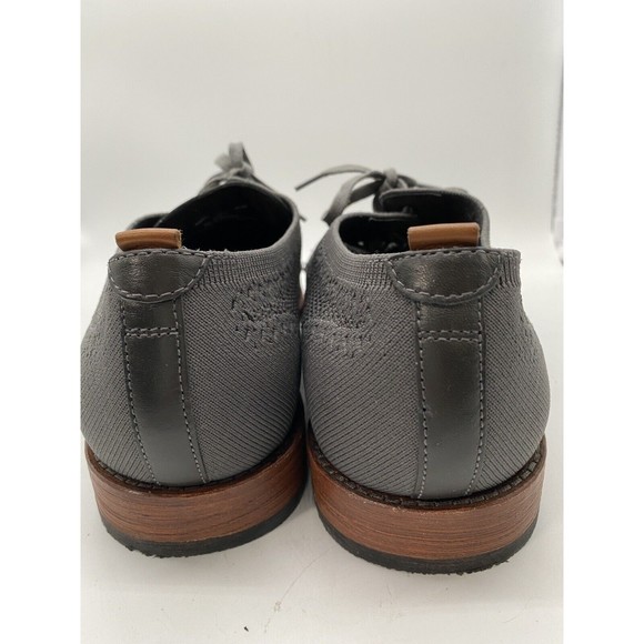 Cole Haan Mens Shoes Size 9.5M Grey Leather Oxford Lace Up Sneakers main image 5